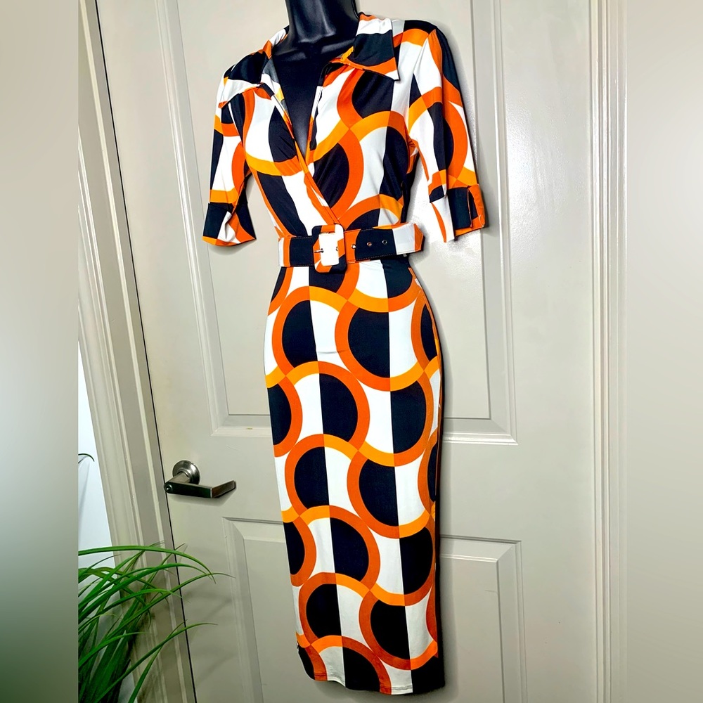 NEW‼️ ‘Groovy Gal’ 70’s Midi Dress - Picture 5 of 7